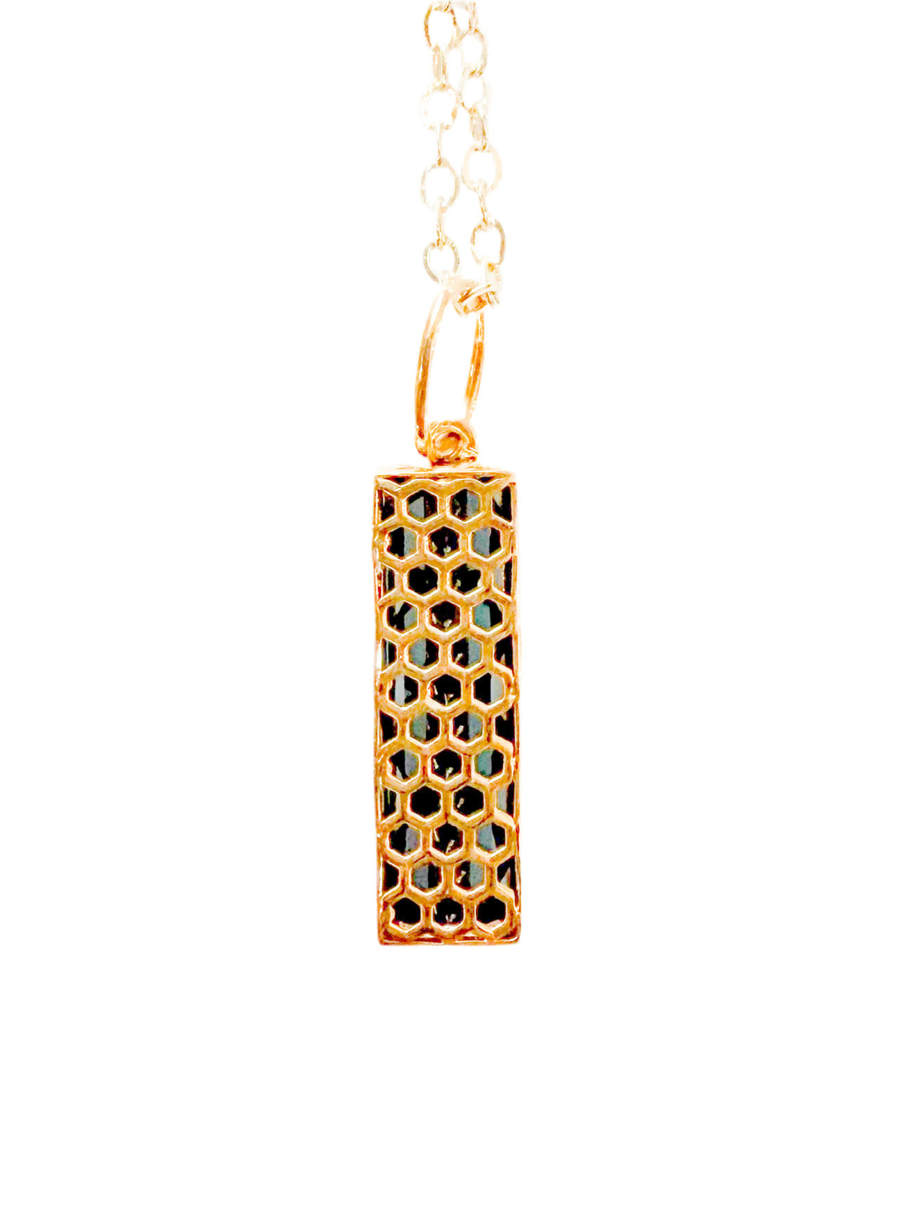Blue tourmaline necklace