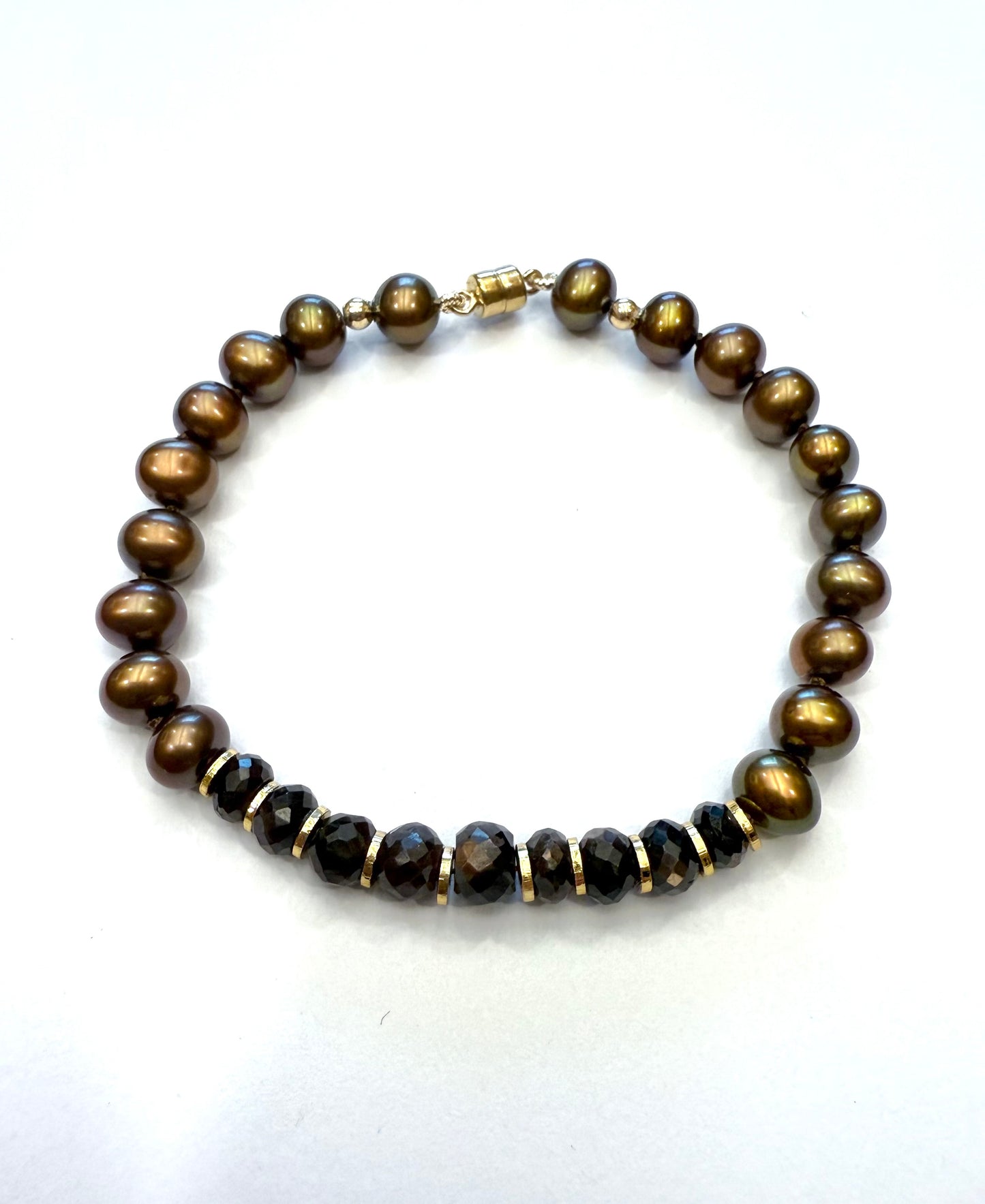 Chocolate sapphire bracelet