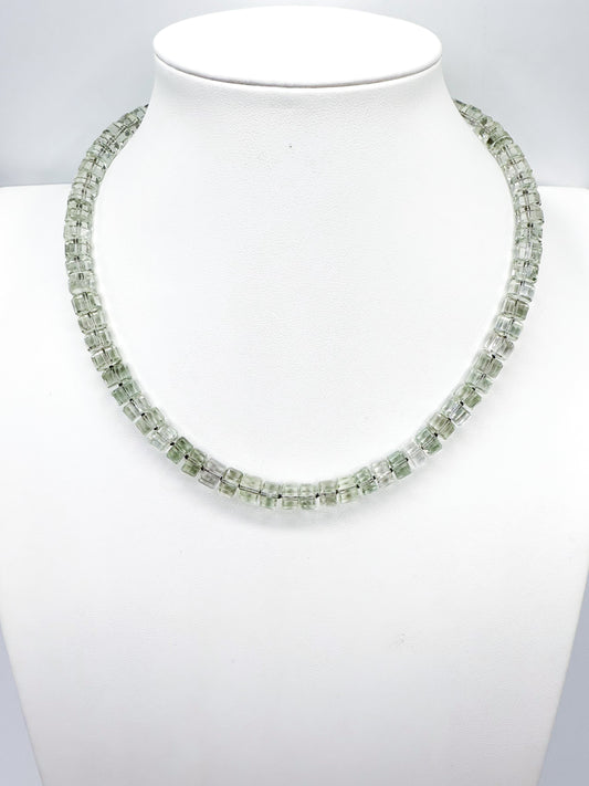 Green amethyst necklace
