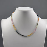 Rainbow sapphire necklace