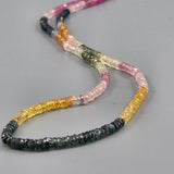 Rainbow sapphire necklace