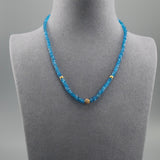 Neon apatite necklace