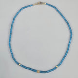 Neon apatite necklace