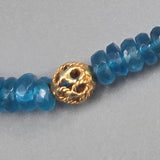 Neon apatite necklace