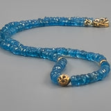 Neon apatite necklace