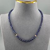 Blue sapphire necklace