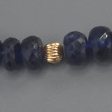 Blue sapphire necklace
