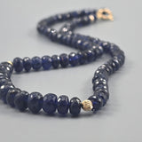 Blue sapphire necklace