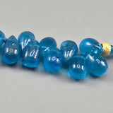 Neon apatite drop necklace