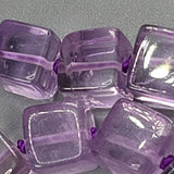 Amethyst rose necklace