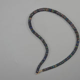 Black opal necklace