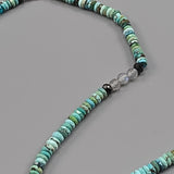 Turquoise and pearl necklace