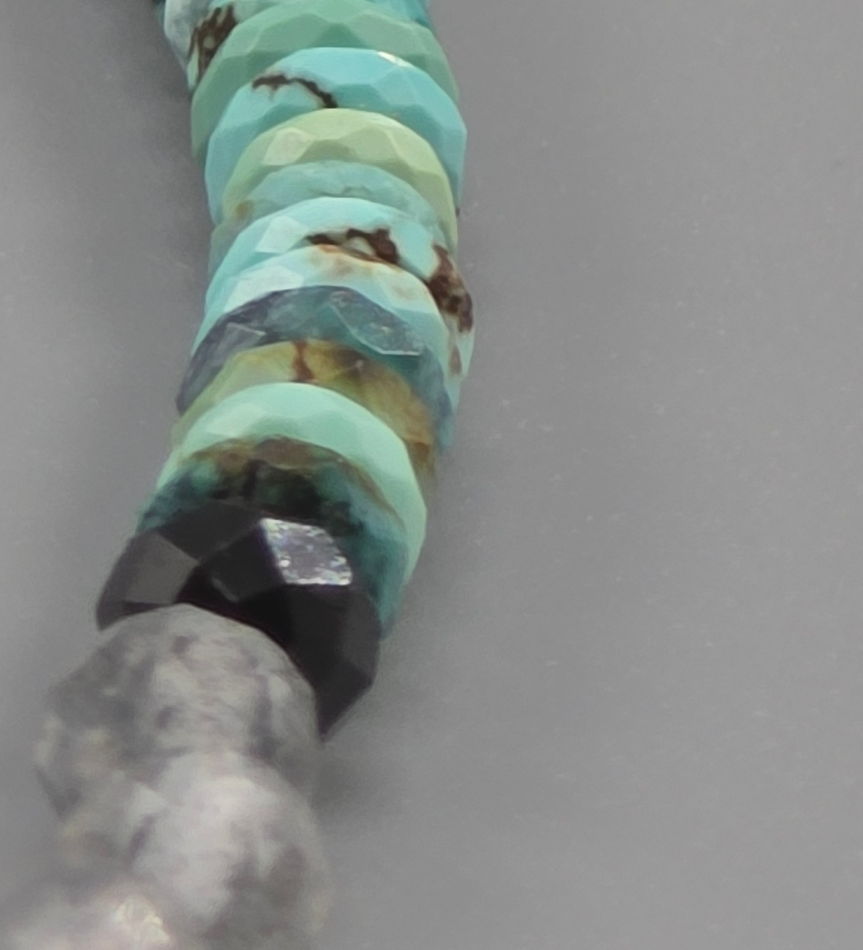 Turquoise and pearl necklace