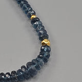 Teal kyanite necklace