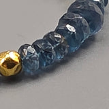 Teal kyanite necklace