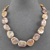 Keshi pearl necklace