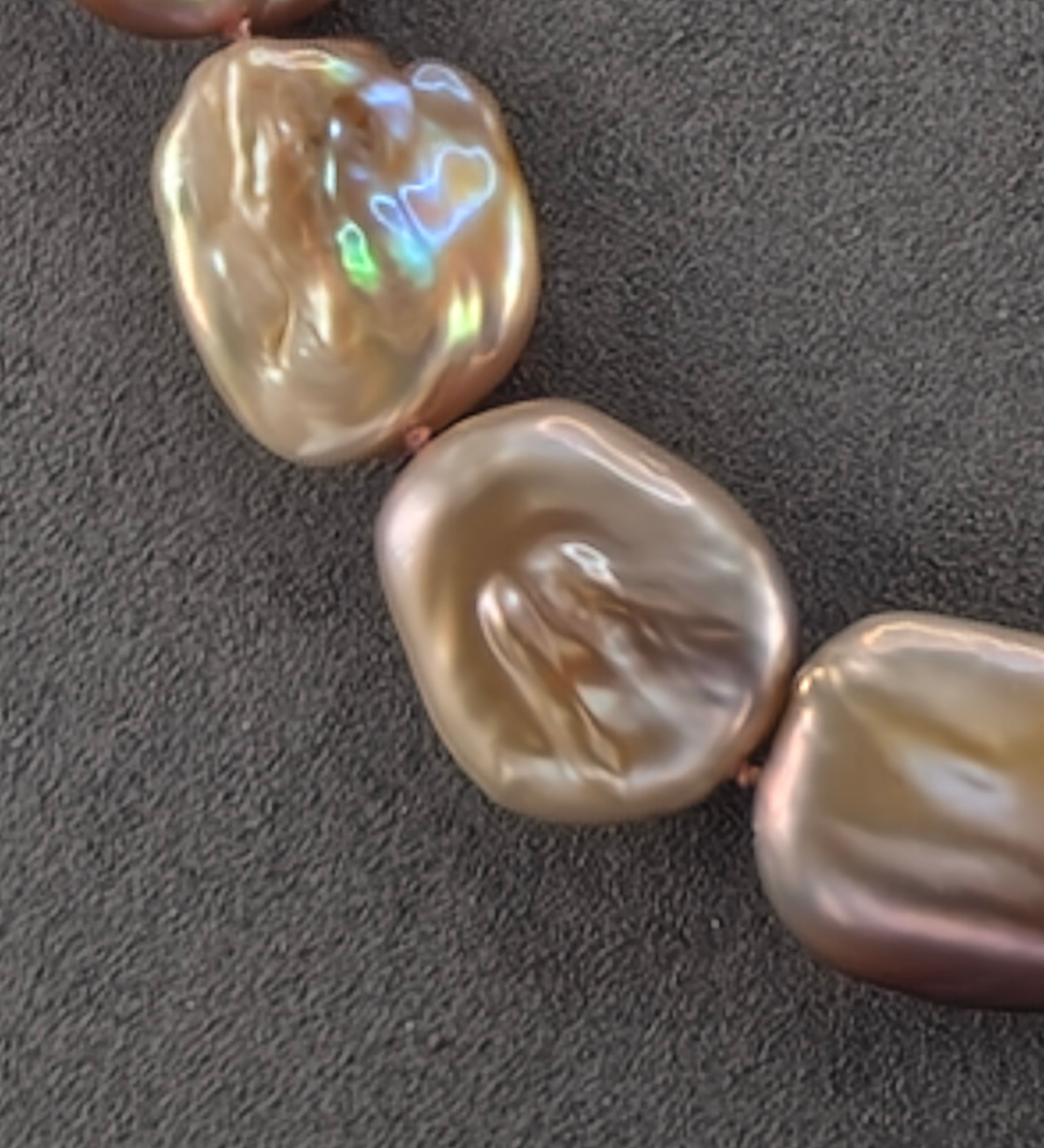 Keshi pearl necklace