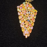 Sapphire shield pendant