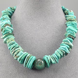 Mountain lake stone necklace