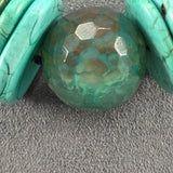 Mountain lake stone necklace