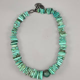 Mountain lake stone necklace