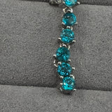 Topaz dangle earrings