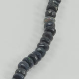 Black opal with pink necklace