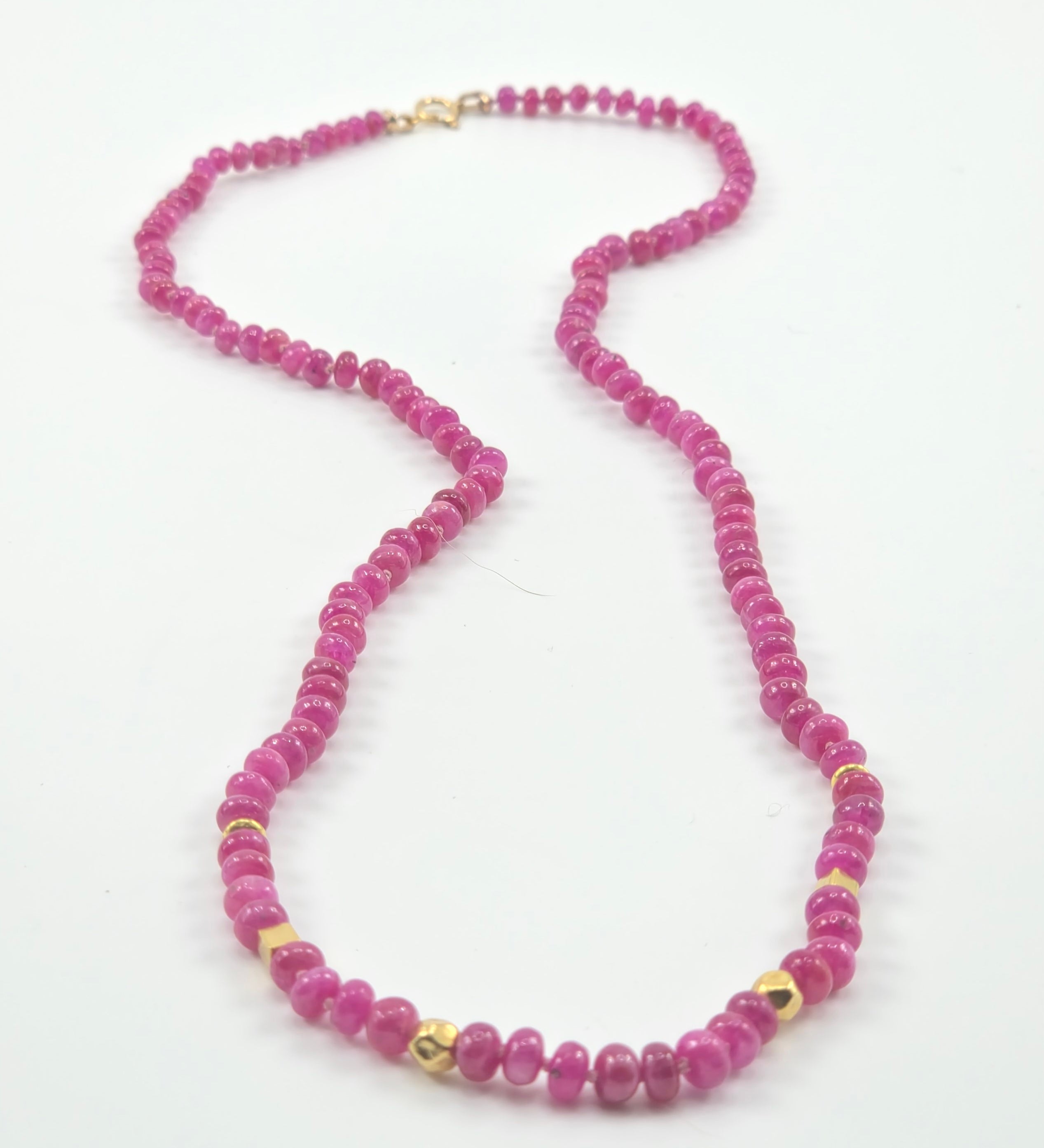 Star ruby necklace