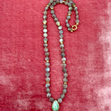 Labradorite and Amazonite necklace