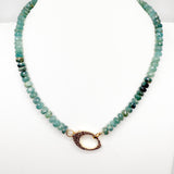 Grandidierite necklace