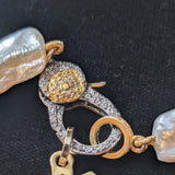 Biwa Pearls and Athena Coin Necklace