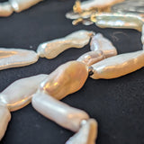 Biwa Pearls and Athena Coin Necklace
