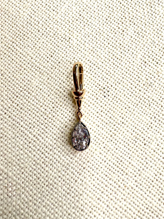 Diamond clip pendant