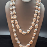 Long Baroque Pearl Necklace
