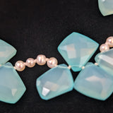 Freshwater Pearl and Chalcedony Necklace