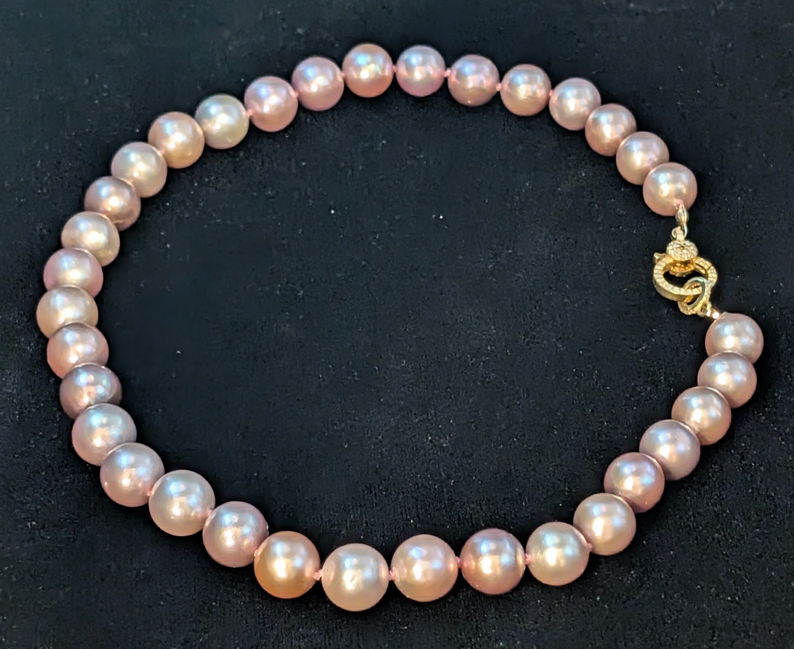Multi-Pink Edison Pearl Necklace