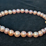 Multi-Pink Edison Pearl Necklace