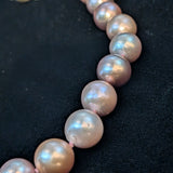 Multi-Pink Edison Pearl Necklace