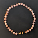 Multi-Pink Edison Pearl Necklace