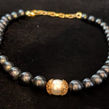 Black Freshwater Pearl Necklace