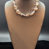 Large Baroque Pearl Necklace