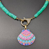 Chrysoprase necklace