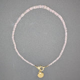 Morganite necklace
