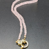 Morganite necklace