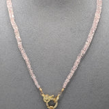 Morganite necklace