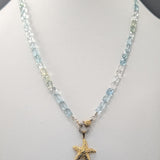 Aquamarine necklace