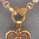 Mixed sapphire necklace
